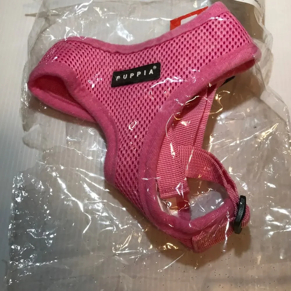 NWT Puppia Pink Dog Soft Harness M